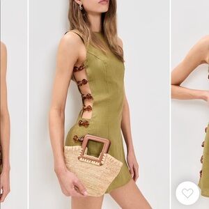 VRG GRL Tia Linen Mini Dress